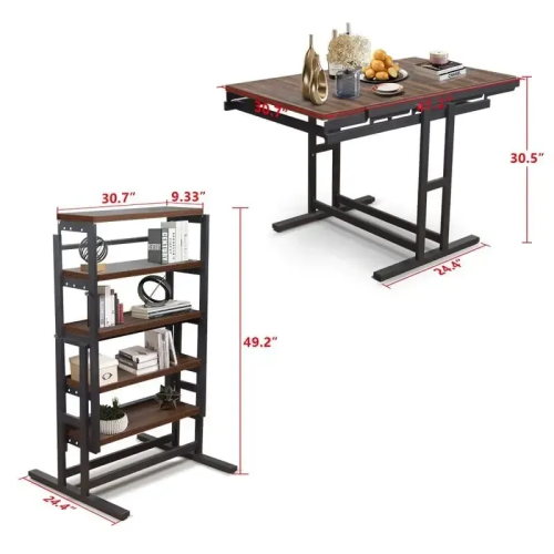 Last Day Clearance Only $29.99!Convertible 2 in 1 Shelf to Table