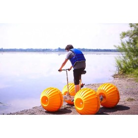 A bicycle-like watercraft for Joyful cycling in water