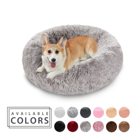 comfortable waterproof x large faux fur pet dog cat bed removable cover
