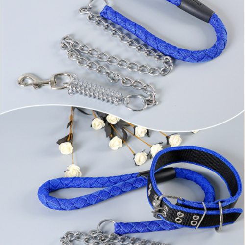 strong metal pet dog chain long leash