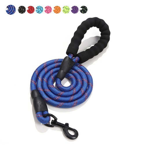 High Quality  Smart Pet Leash Strong Large Reflective Nylon Pet Round Leash Dog Leash