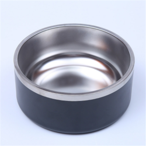 non-slip metal 304 stainless dog bowl pet