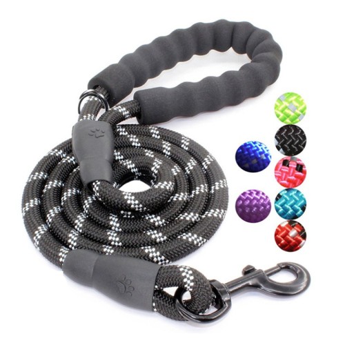 High Quality  Smart Pet Leash Strong Large Reflective Nylon Pet Round Leash Dog Leash