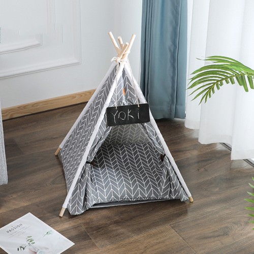 folding dog cat elevated tent pets bed