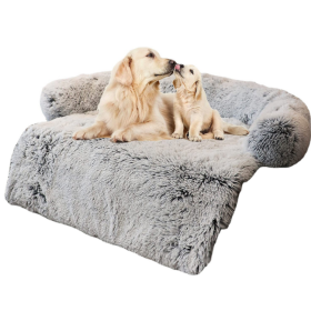 washable foldable luxury faux fur sofa dog bed car