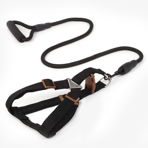 hot sale  luxury soft adjustable nylon outdoor sports harness and collar dog  pet leash