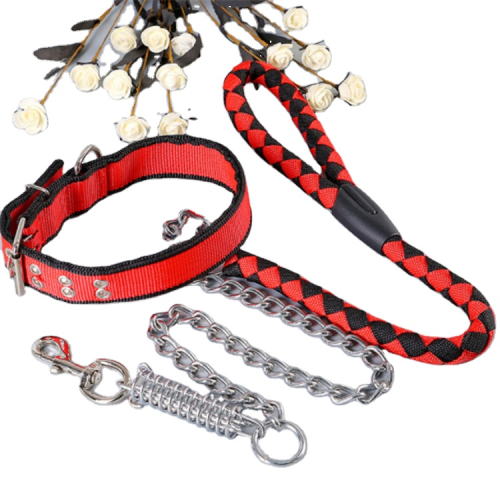 strong metal pet dog chain long leash