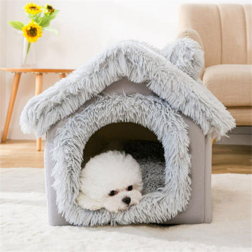 portable folding pet house bed for dog and cat