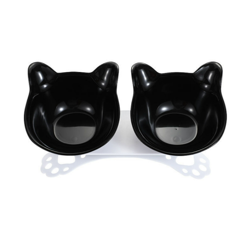 high quality 15 degree acrylic double dog food water bowl