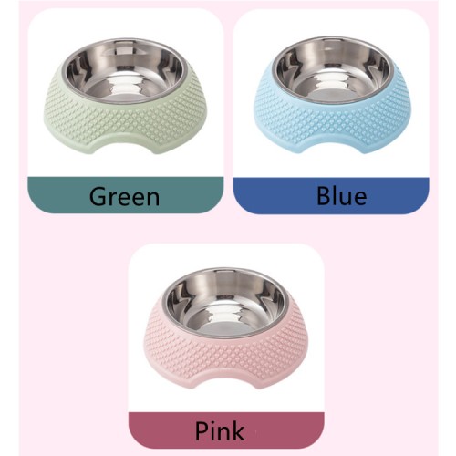 double wall l stainless steel food water pet bowl