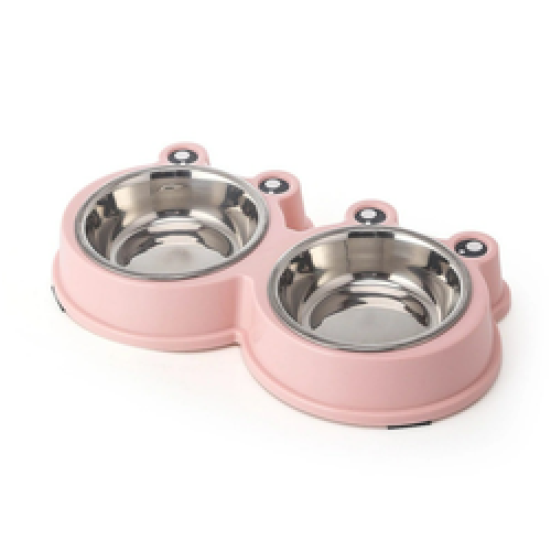 2023 hot sale modern double wall stainless steel feeding food water pet Dog bowl