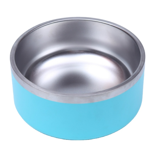 non-slip metal 304 stainless dog bowl pet