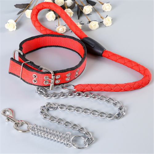 strong metal pet dog chain long leash