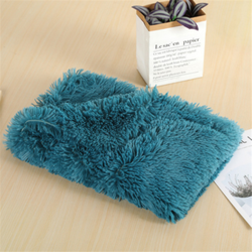 Soft Fluffy Warm Faux Fur Flannel Throw Pet Blanket for Dog Puppy