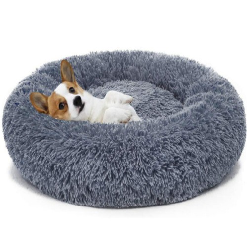 comfortable waterproof x large faux fur pet dog cat bed removable cover