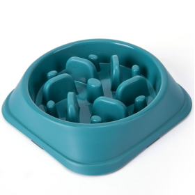 ECO-friendly plastic resin slow feeder smart pet dog bowl