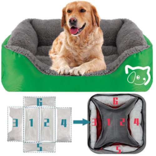 water proof dog cats bed for dog with washable cover