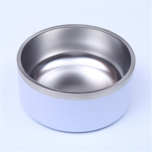 non-slip metal 304 stainless dog bowl pet