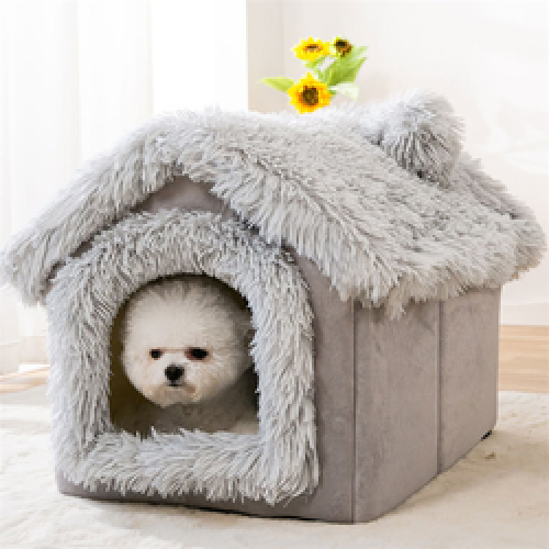 portable folding pet house bed for dog and cat