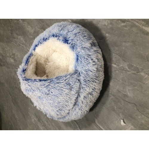 Luxury Washable Comfortable Soft Personalized Winter Warm Cave Sofa Fluffy Soft House Cat Pet Round Dog Beds