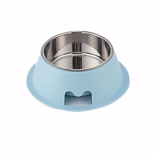 eco stainless single eating rounded food water pet bowl