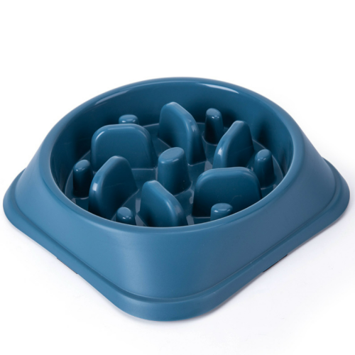 ECO-friendly plastic resin slow feeder smart pet dog bowl