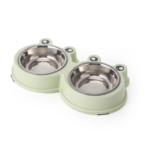 2023 hot sale modern double wall stainless steel feeding food water pet Dog bowl