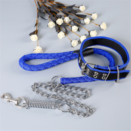 strong metal pet dog chain long leash