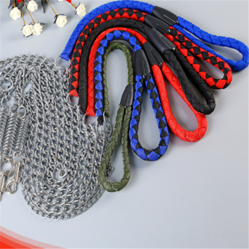 strong metal pet dog chain long leash