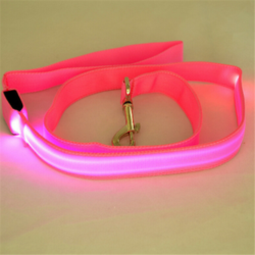 High Quality Dog Leash Collar Set Usb Charging Lighted Glowing Nylon  pet leash and collar set