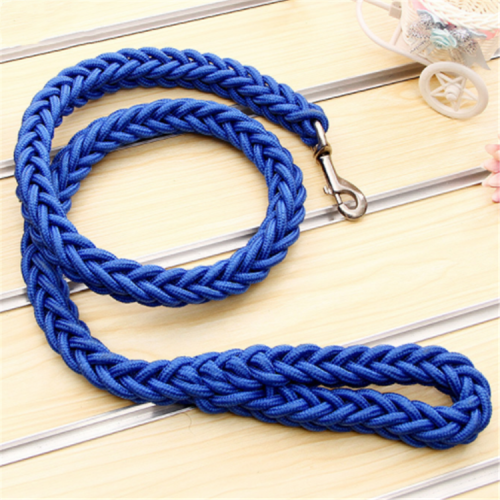 Popular Eight Strand Round Rope Dog Walking Strong Durable Multi-Colored Reflective Nylon Braided Pet Leash