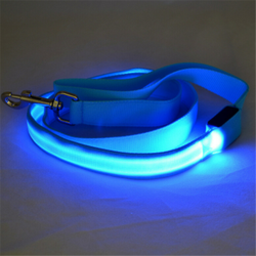 High Quality Dog Leash Collar Set Usb Charging Lighted Glowing Nylon  pet leash and collar set