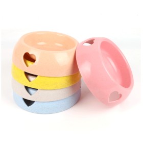 high quality plastic eco friendly multi-color small feeding pets bowls