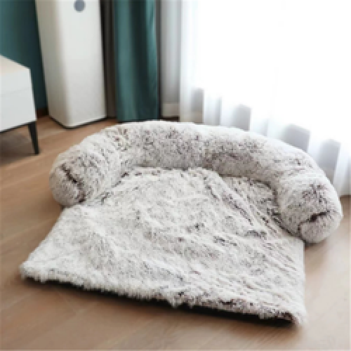 washable foldable luxury faux fur sofa dog bed car