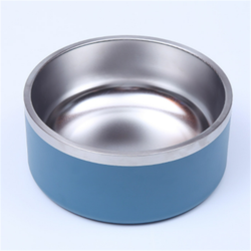 non-slip metal 304 stainless dog bowl pet