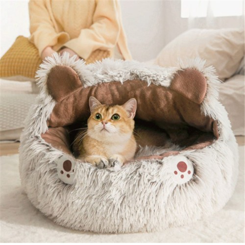 soft warm winter cat beds for indoor