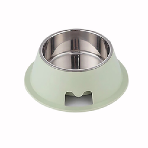 eco stainless single eating rounded food water pet bowl