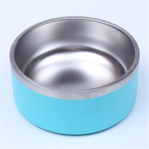 non-slip metal 304 stainless dog bowl pet