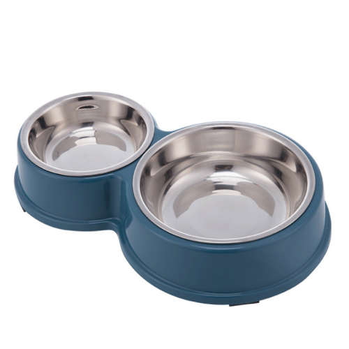 eco-friendly new double stainless pet bowls dog food water for dog cats