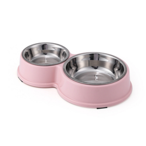 eco-friendly new double stainless pet bowls dog food water for dog cats