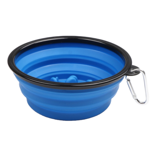 eco friendly  silicone portable slow feeder dog bowl