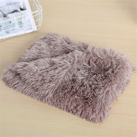 Soft Fluffy Warm Faux Fur Flannel Throw Pet Blanket for Dog Puppy