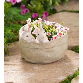 Two Bunnies Indoor/Outdoor Planter